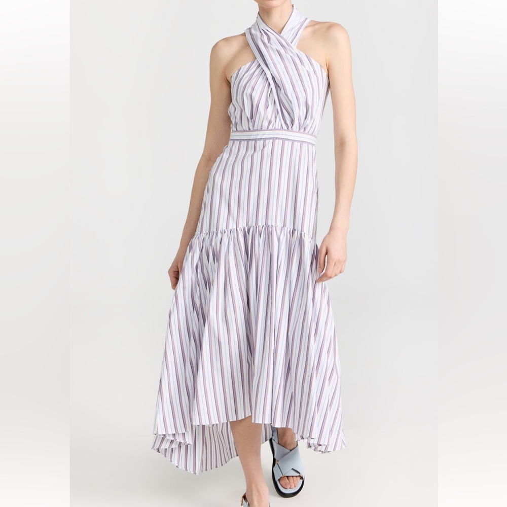 Veronica Beard Radley Dress in Off-White Multi